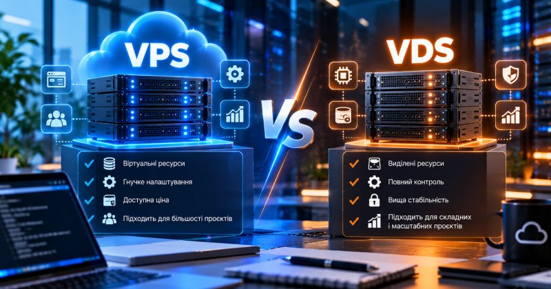 VPS і VDS: у чому різниця та що краще вибрати